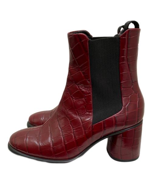 ECCO（エコー）ECCO (エコー) スカルプテッド エルエックス 55 チェルシー ボルドー サイズ:37の古着・服飾アイテム