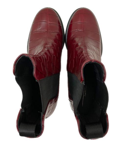 ECCO（エコー）ECCO (エコー) スカルプテッド エルエックス 55 チェルシー ボルドー サイズ:37の古着・服飾アイテム