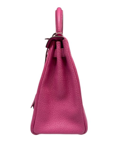HERMES（エルメス）HERMES (エルメス) ケリー28 内縫い/シルバー金具/ピンク系/□J刻印:2006年 ピンク系 サイズ:28の古着・服飾アイテム