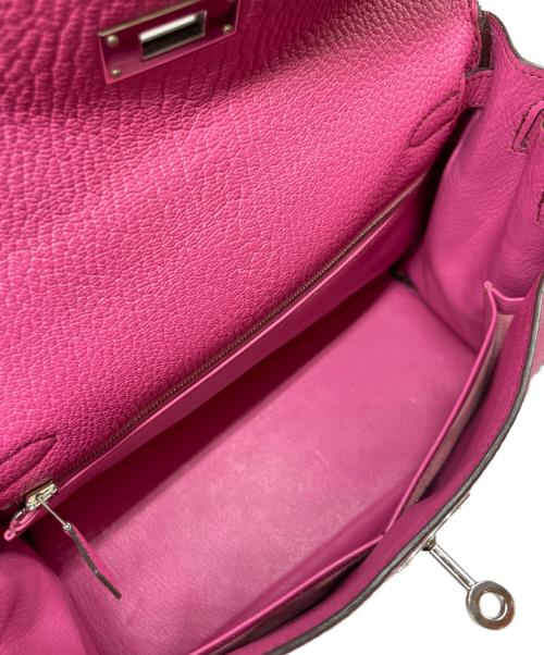 HERMES（エルメス）HERMES (エルメス) ケリー28 内縫い/シルバー金具/ピンク系/□J刻印:2006年 ピンク系 サイズ:28の古着・服飾アイテム