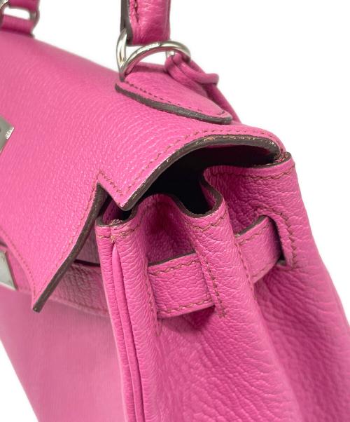 HERMES（エルメス）HERMES (エルメス) ケリー28 内縫い/シルバー金具/ピンク系/□J刻印:2006年 ピンク系 サイズ:28の古着・服飾アイテム