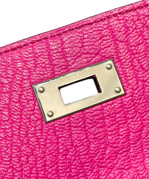 HERMES（エルメス）HERMES (エルメス) ケリー28 内縫い/シルバー金具/シェブルミゾル/ピンク系/□J刻印/2006年 ピンク系 サイズ:28の古着・服飾アイテム