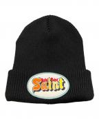 SAINT MICHAELセントマイケル）の古着「KNIT CAP / SAINT / BLACK」｜ブラック