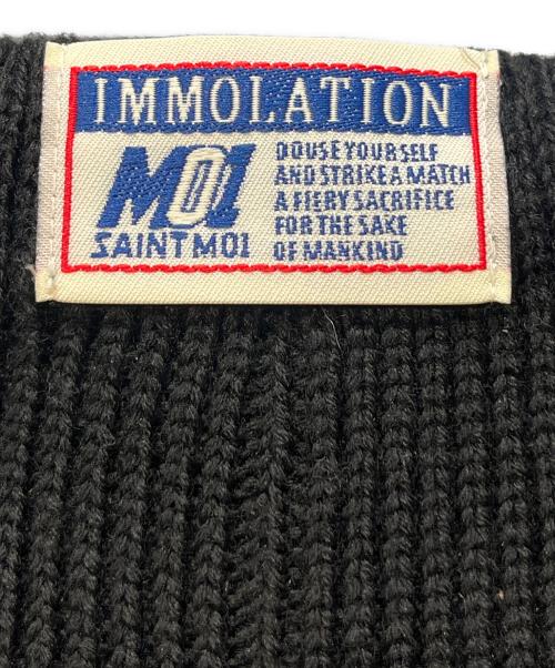 SAINT MICHAEL（セントマイケル）SAINT MICHAEL (セントマイケル) KNIT CAP / SAINT / BLACK ブラックの古着・服飾アイテム