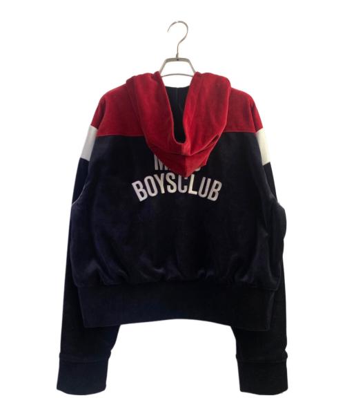 masu（エムエーエスユー）masu (エムエーエスユー) PUMA (プーマ) T7 ショートトラックジャケット レッド×ネイビー サイズ:XLの古着・服飾アイテム