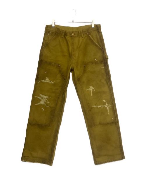 KAMIYA（カミヤ）KAMIYA (カミヤ) Boro Painter Pants ベージュ サイズ:Mの古着・服飾アイテム