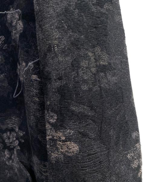 s'yte（サイト）s'yte (サイト) GDC (ジーディーシー) FLORAL JACQUARD OCTAGON STAR EMBROIDERY LONG JACKET グレー サイズ:3の古着・服飾アイテム