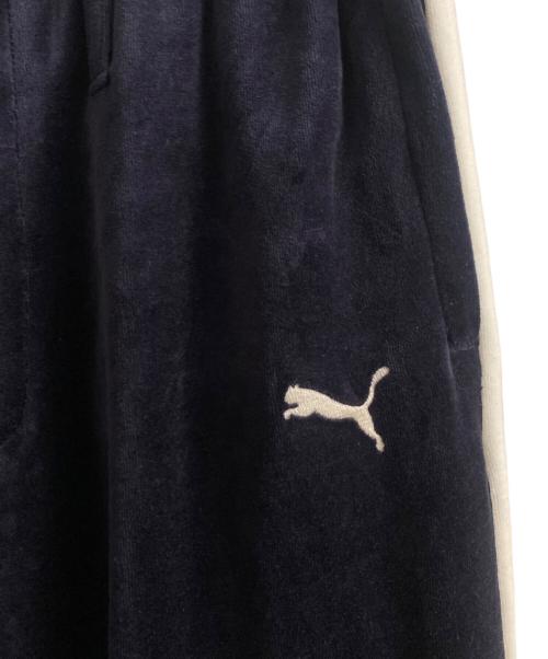 masu（エムエーエスユー）masu (エムエーエスユー) PUMA (プーマ) T7 WIDE TRACK PANTS  ネイビー サイズ:Lの古着・服飾アイテム