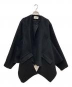 beautiful peopleビューティフルピープル）の古着「double-end lightpile double cloth JKcoat」｜ブラック