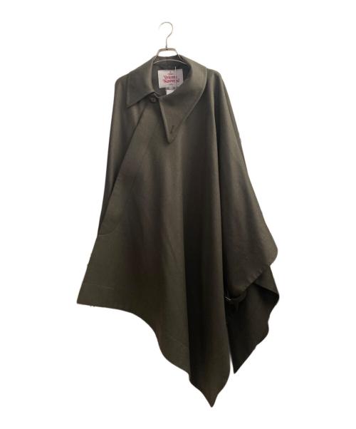 Vivienne Westwood man（ヴィヴィアン ウェストウッド マン）Vivienne Westwood man (ヴィヴィアン ウェストウッド マン) ポンチョコート グレー サイズ:00の古着・服飾アイテム