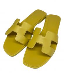 HERMES（エルメス）の古着「オランサンダル」｜イエロー