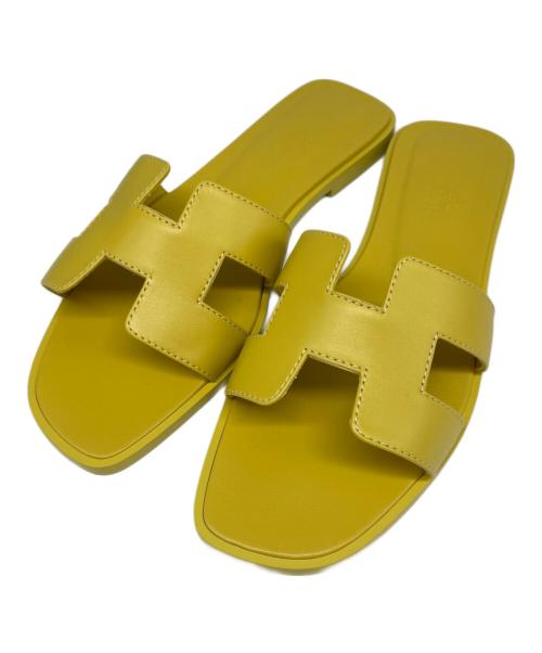 HERMES（エルメス）HERMES (エルメス) オランサンダル イエロー サイズ:37の古着・服飾アイテム