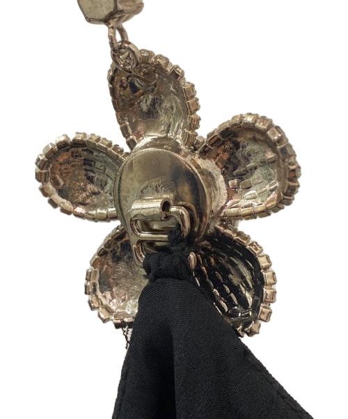 MIU MIU（ミュウミュウ）MIU MIU (ミュウミュウ) ビジューノースリーブワンピース ブラック サイズ:36の古着・服飾アイテム