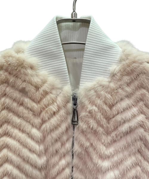 FENDI（フェンディ）FENDI (フェンディ) リバーシブルボンバージャケット サーモンピンク サイズ:36の古着・服飾アイテム