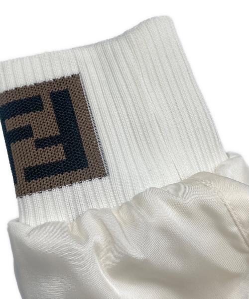 FENDI（フェンディ）FENDI (フェンディ) リバーシブルボンバージャケット サーモンピンク サイズ:36の古着・服飾アイテム