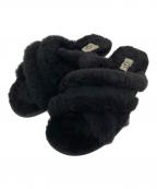 UGGアグ）の古着「ムートンサンダル」｜ブラック