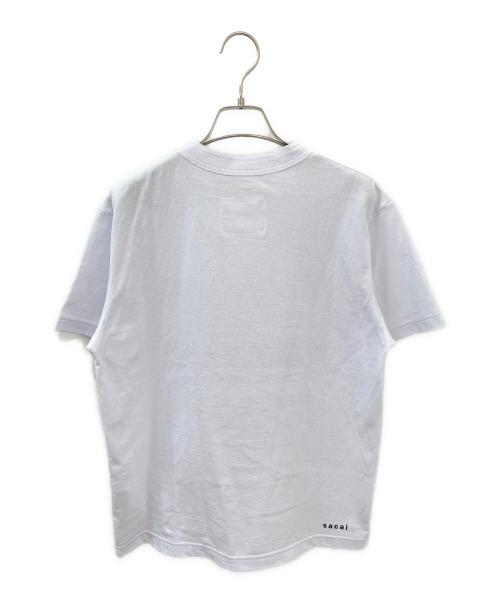 sacai（サカイ）sacai (サカイ) KNOW FUTURE T-Shirt ホワイト サイズ:1の古着・服飾アイテム