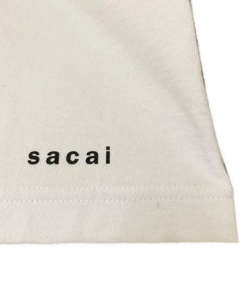sacai（サカイ）sacai (サカイ) KNOW FUTURE T-Shirt ホワイト サイズ:1の古着・服飾アイテム