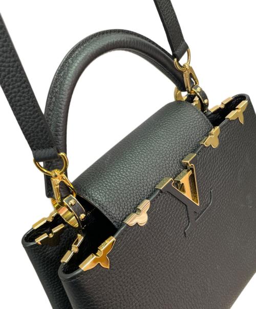 LOUIS VUITTON（ルイ ヴィトン）LOUIS VUITTON (ルイ ヴィトン) カプシーヌ MM ブラック サイズ:MMの古着・服飾アイテム