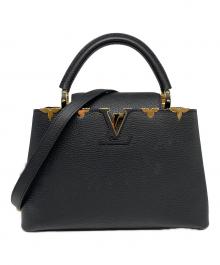 LOUIS VUITTON（ルイ ヴィトン）の古着「カプシーヌ MM」｜ブラック
