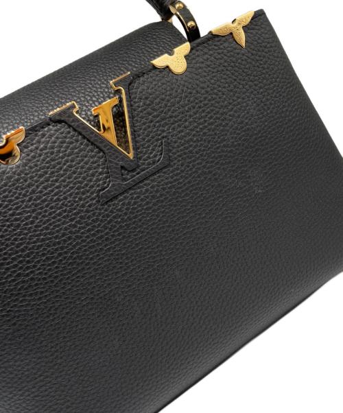 LOUIS VUITTON（ルイ ヴィトン）LOUIS VUITTON (ルイ ヴィトン) カプシーヌ MM ブラック サイズ:MMの古着・服飾アイテム
