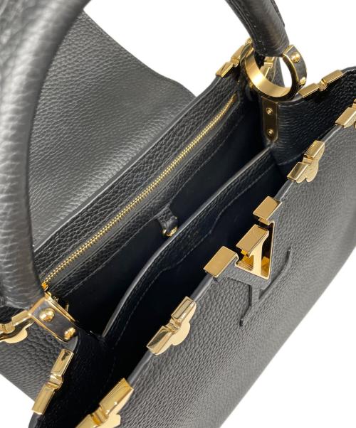 LOUIS VUITTON（ルイ ヴィトン）LOUIS VUITTON (ルイ ヴィトン) カプシーヌ MM ブラック サイズ:MMの古着・服飾アイテム