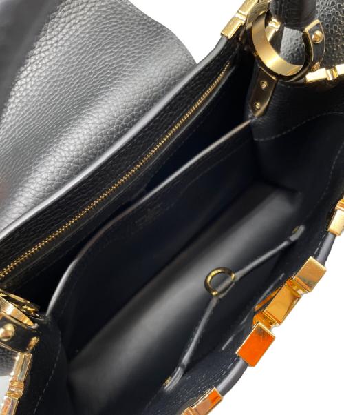 LOUIS VUITTON（ルイ ヴィトン）LOUIS VUITTON (ルイ ヴィトン) カプシーヌ MM ブラック サイズ:MMの古着・服飾アイテム
