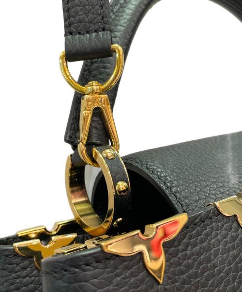 LOUIS VUITTON（ルイ ヴィトン）LOUIS VUITTON (ルイ ヴィトン) カプシーヌ MM ブラック サイズ:MMの古着・服飾アイテム