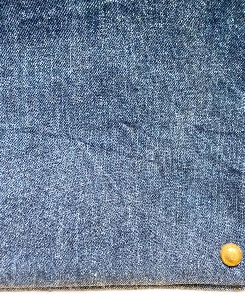 PRADA（プラダ）PRADA (プラダ) カナパ デニムトートバッグ ブルーの古着・服飾アイテム