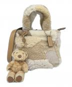 COACHコーチ）の古着「トート 22・パッチワーク」｜ベージュ