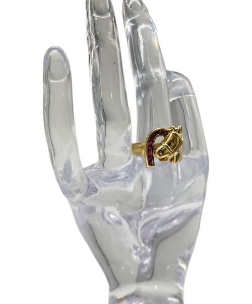 NO BRAND（ノーブランド）NO BRAND (ノーブランド) ホースモチーフ K18リング サイズ:12号の古着・服飾アイテム