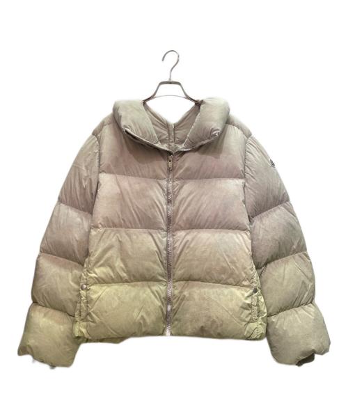 MONCLER（モンクレール）MONCLER (モンクレール) RICK OWENS (リックオウエンス) グラデーションダウンジャケット カーキ サイズ:00の古着・服飾アイテム