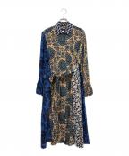 WEEKEND Max Maraウィークエンド マックスマーラ）の古着「シュミーズドレス/シャツワンピース/総柄ワンピース」｜マルチカラー