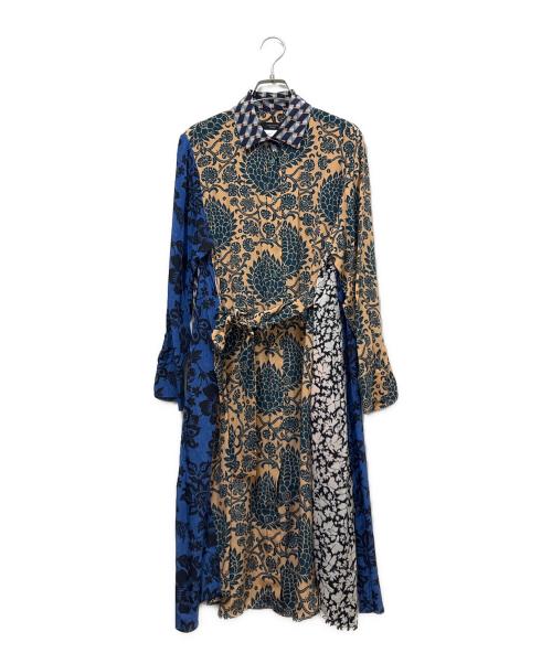 WEEKEND Max Mara（ウィークエンド マックスマーラ）WEEKEND Max Mara (ウィークエンド マックスマーラ) シュミーズドレス/シャツワンピース/総柄ワンピース マルチカラー サイズ:2の古着・服飾アイテム