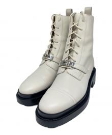 HERMES（エルメス）の古着「《ファンク》ショートブーツ」｜ホワイト