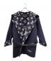 LOUIS VUITTON（ルイ ヴィトン）の古着「Flap Pocket Hooded Wrap Coat」｜ネイビー