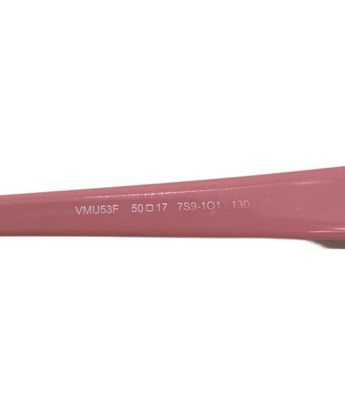 MIU MIU（ミュウミュウ）MIU MIU (ミュウミュウ) 伊達メガネ ピンク サイズ:50□17の古着・服飾アイテム