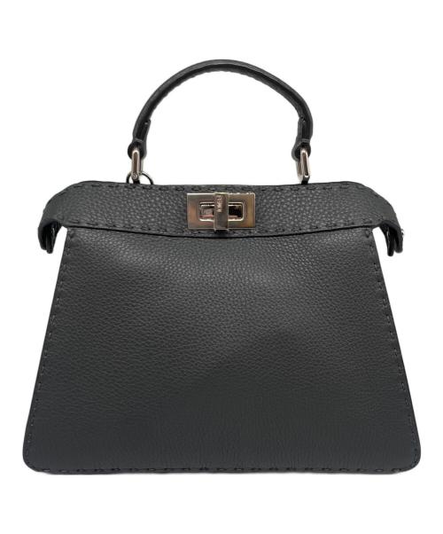 FENDI（フェンディ）FENDI (フェンディ) ピーカブー アイシーユー スモール グレー サイズ:スモール/SMALLの古着・服飾アイテム