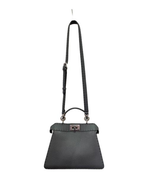 FENDI（フェンディ）FENDI (フェンディ) ピーカブー アイシーユー スモール グレー サイズ:スモール/SMALLの古着・服飾アイテム