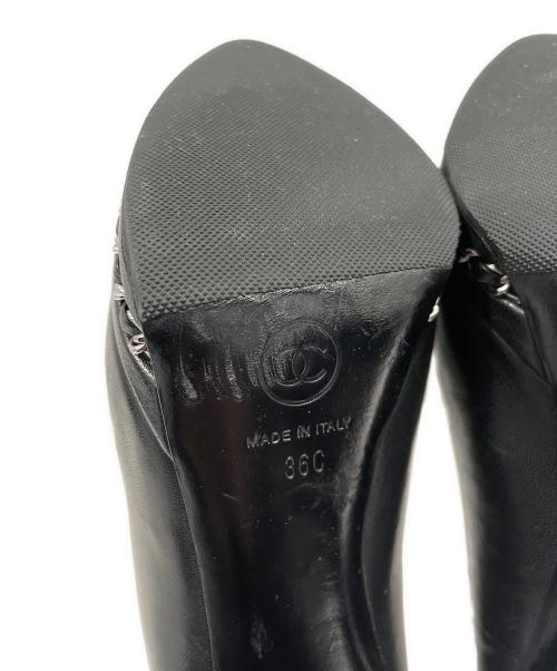 CHANEL（シャネル）CHANEL (シャネル) ココマークパンプス ブラック サイズ:36の古着・服飾アイテム