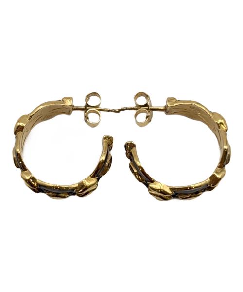 LOUIS VUITTON（ルイ ヴィトン）LOUIS VUITTON (ルイ ヴィトン) Malletage Stud Earring/ピアス・マルタージュ スタッズ ゴールド×ブラック サイズ:-の古着・服飾アイテム