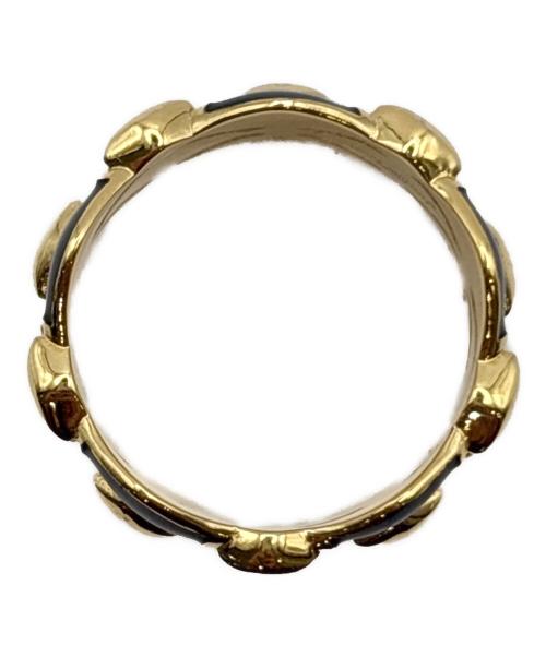 LOUIS VUITTON（ルイ ヴィトン）LOUIS VUITTON (ルイ ヴィトン) リング マルタージュ ゴールド×ブラック サイズ:Lの古着・服飾アイテム