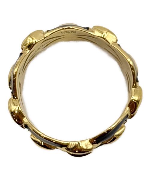 LOUIS VUITTON（ルイ ヴィトン）LOUIS VUITTON (ルイ ヴィトン) リング マルタージュ ゴールド×ブラック サイズ:Lの古着・服飾アイテム