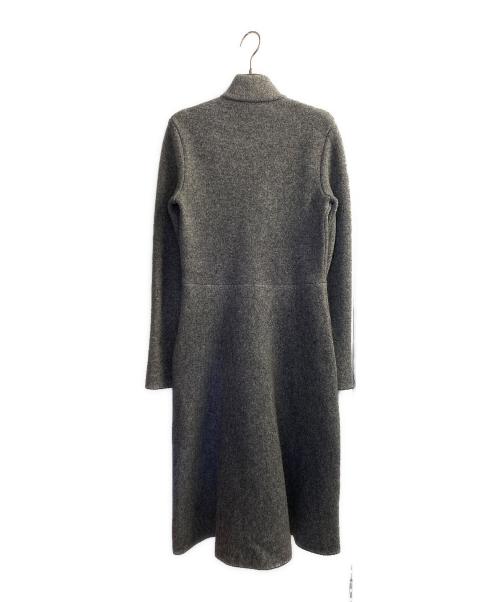 Christian Dior（クリスチャン ディオール）Christian Dior (クリスチャン ディオール) カシミヤ混ジップコート ライトグレー サイズ:36の古着・服飾アイテム