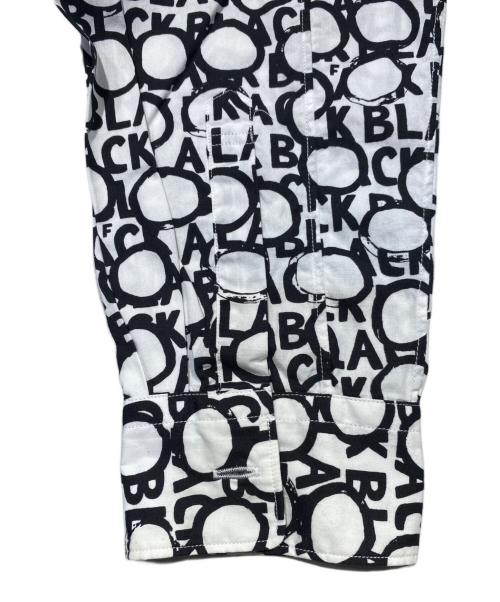 BLACK COMME des GARCONS（ブラックコムデギャルソン）BLACK COMME des GARCONS (ブラックコムデギャルソン) チェッカーフラッグ長袖シャツ ホワイト×ブラック サイズ:XLの古着・服飾アイテム