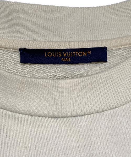 LOUIS VUITTON（ルイ ヴィトン）LOUIS VUITTON (ルイ ヴィトン) エンブロイダリーロゴ刺繍スウェット アイボリー サイズ:XXLの古着・服飾アイテム