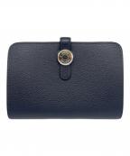 HERMESエルメス）の古着「ドゴン コンパクト」｜ネイビー