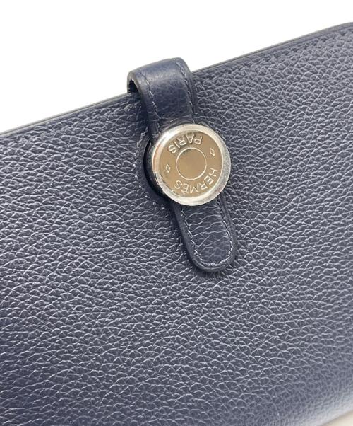 HERMES（エルメス）HERMES (エルメス) ドゴン コンパクト ネイビー サイズ:コンパクト 未使用品の古着・服飾アイテム