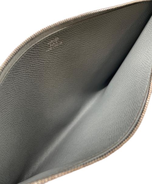 HERMES（エルメス）HERMES (エルメス)  Calvi GM/カルヴィ ブラウン×グレー サイズ:GMの古着・服飾アイテム