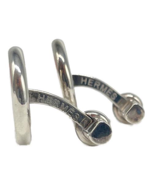 HERMES（エルメス）HERMES (エルメス) セリエボタン ラウンドシェイプ カフス シルバー サイズ:不明の古着・服飾アイテム